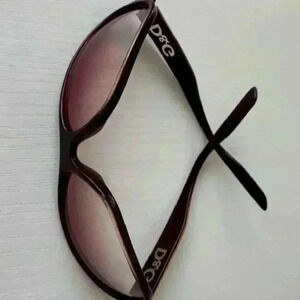 Vintage Y2K Women Faux Copy D&G Wrap Around Sunglasses